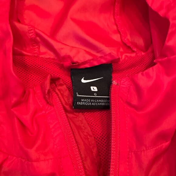 Red Nike Mens Large Windbreaker - Picture 3 of 7